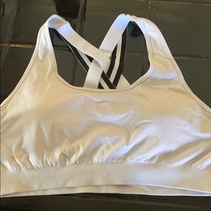 criss cross work out bra